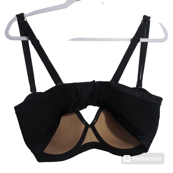 Ambrielle Strapless Multiway Full Figure Push Up Bra Size 36DDD - Picture 2 of 7